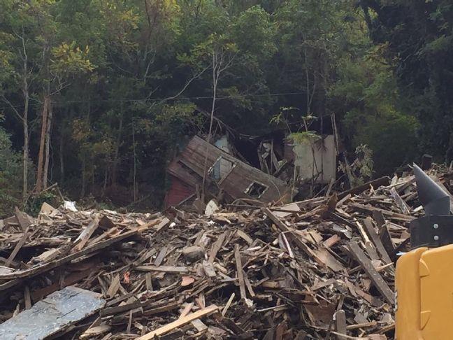 Demolition And Debris Removal Began Three Weeks Ago On Temple Street