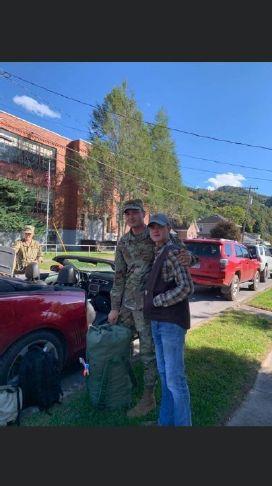 The Hinton Foundation and Hinton/Summers County Community Welcomed Two Young Military Servicemen
