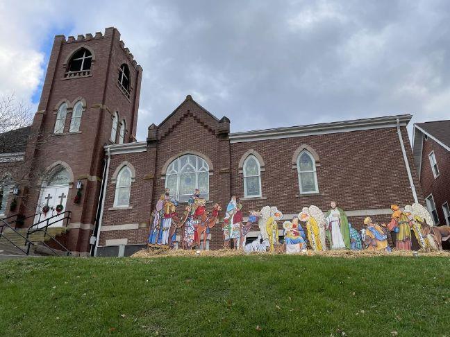 Historic Nativity Scene Has Footprints To The Past