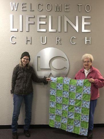 The Marie Quilters Make Donation to Summers County Baby Life Pantry