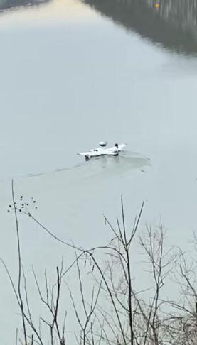 Plane On Bluestone Lake Sparks Local Curiosities