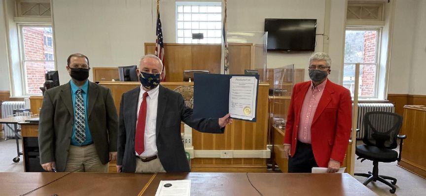 Fayette County Issues Proclamation Commemorating Summers County's 150th Anniversary