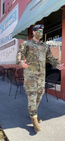 USAF Tech. Sgt. Franco Pace Visited Historic Hinton