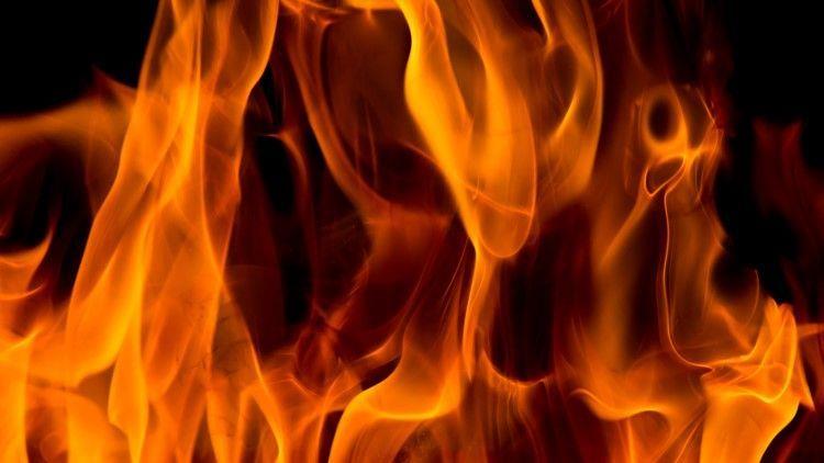 First Responders on Scene of Structure Fire in Hinton