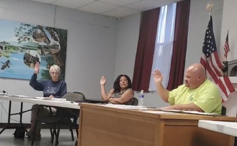Alderson Town Council Sworn In