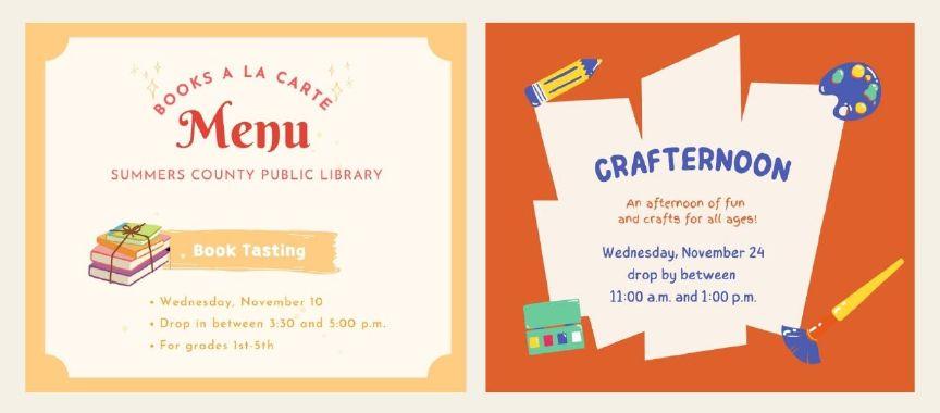 Fun New Events Coming to Summers Library