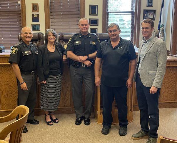 Baldwin delivers funds for police training center to Fayette County