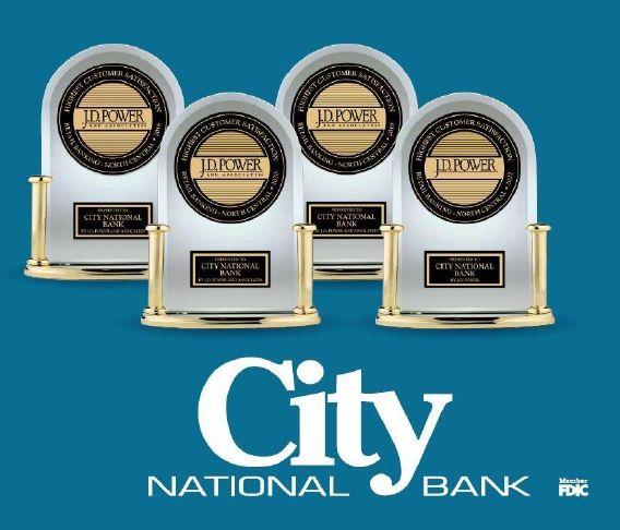 City National Bank honored by J.D. Power with customer satisfaction award for fourth time in five years