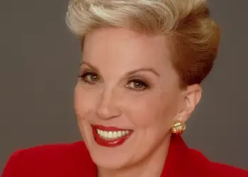 Abby in red suit (Dear Abby)