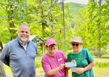 Torula Chanlett-Avery with Jeff and Krystal Adkins. Photo provided by Torula Chanlett-Avery.