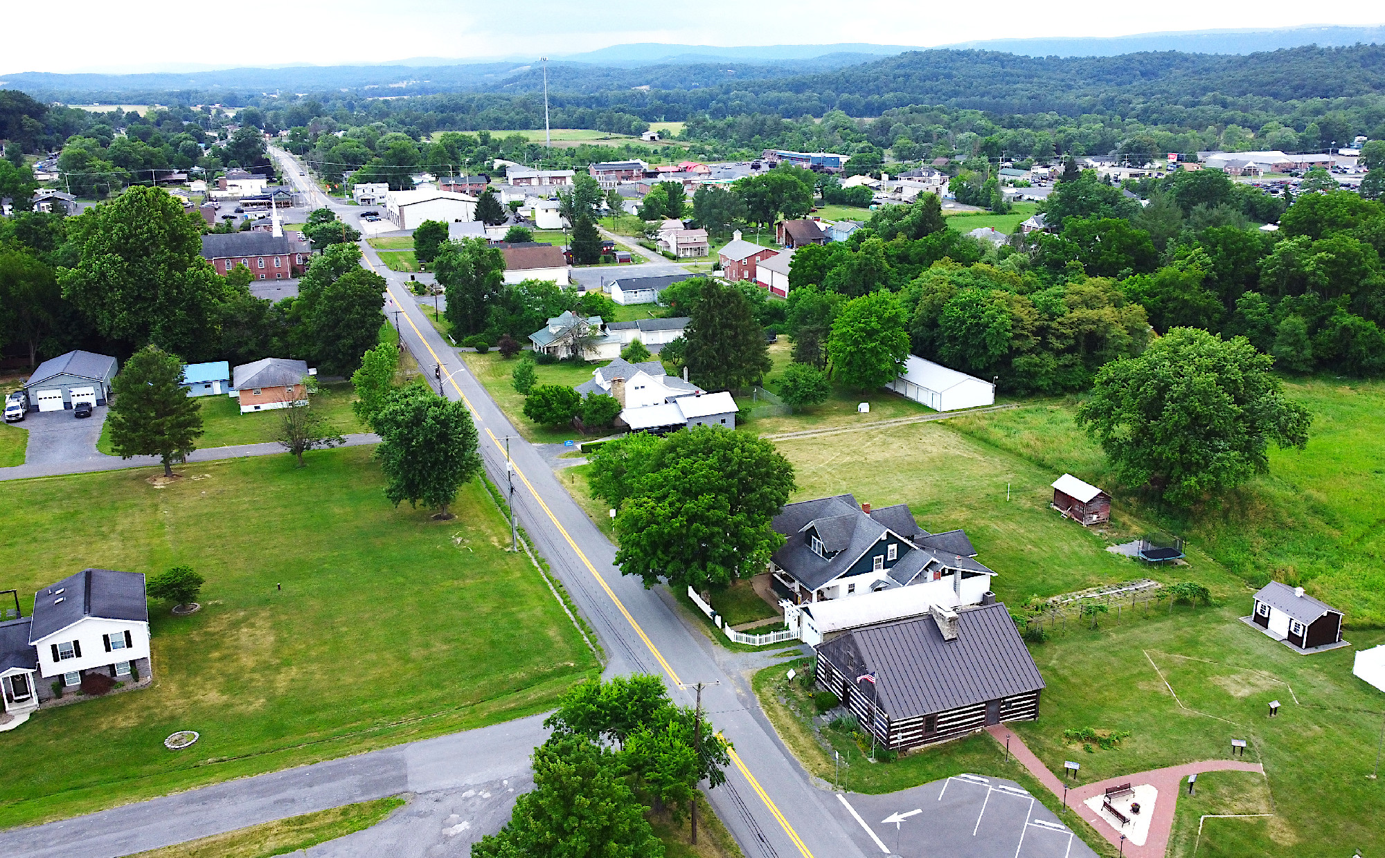 Stock photo of houses in WV