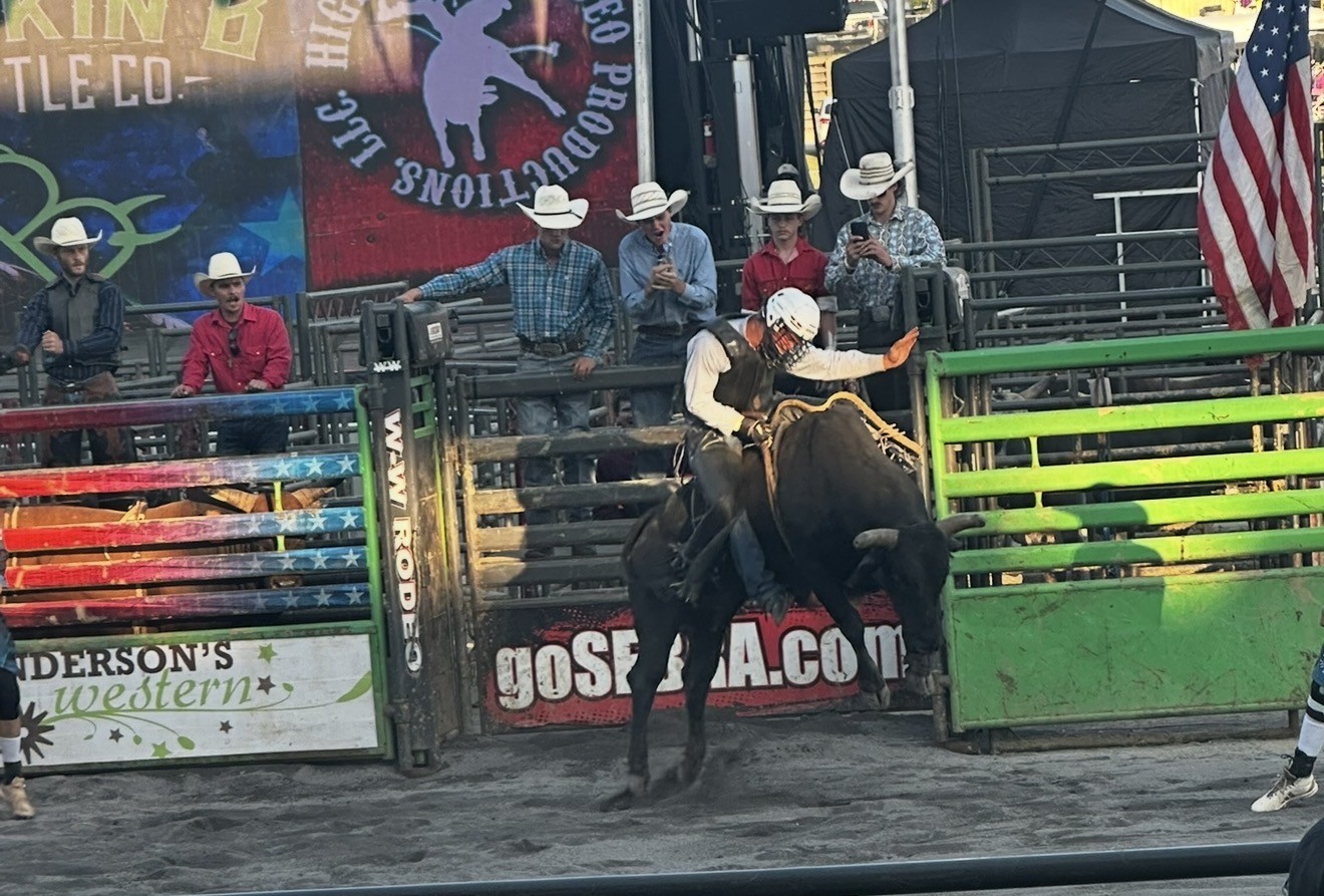Buckin B Bull Riding from the 2025 State Fair of WV (Photo: Brandon Baker)