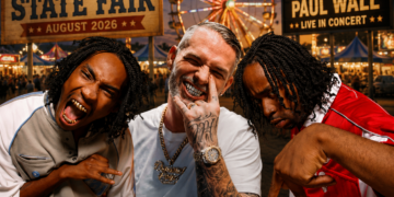 Ying Yang Twins and Paul Wall (middle)