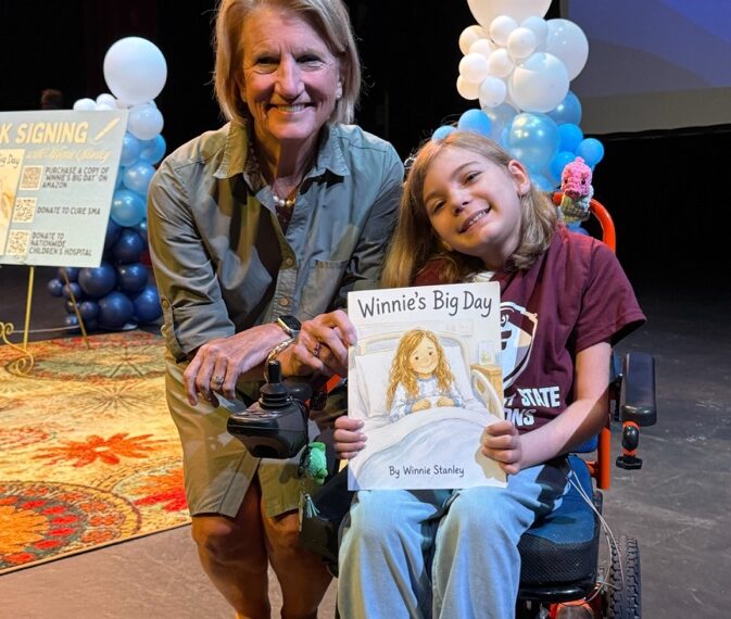 U.S. Senator Shelley Moore Capito (R-W.Va.) attends the book signing of “Winnie’s Big Day” at Fairmont State University in Fairmont, W.Va. on Wednesday, September, 9, 2026.