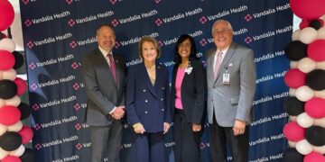 U.S. Senator Shelley Moore Capito visits Mon Health Medical Center in Morgantown, W.Va. on Thursday, October 15, 2026.